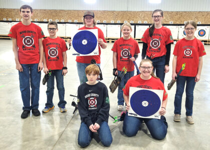 Ward County archers take part in district event